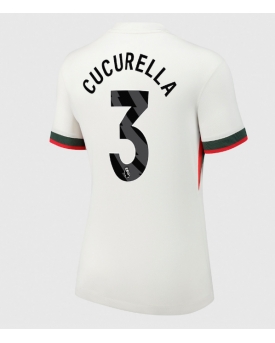 Billige Fotballdrakt Chelsea Marc Cucurella #3 Replika Bortedrakt Dame 2025-26 Kortermet Billige Fotballdrakt Chelsea Marc Cucurella #3 Replika Bortedrakt Dame 2025-26 Kortermet
